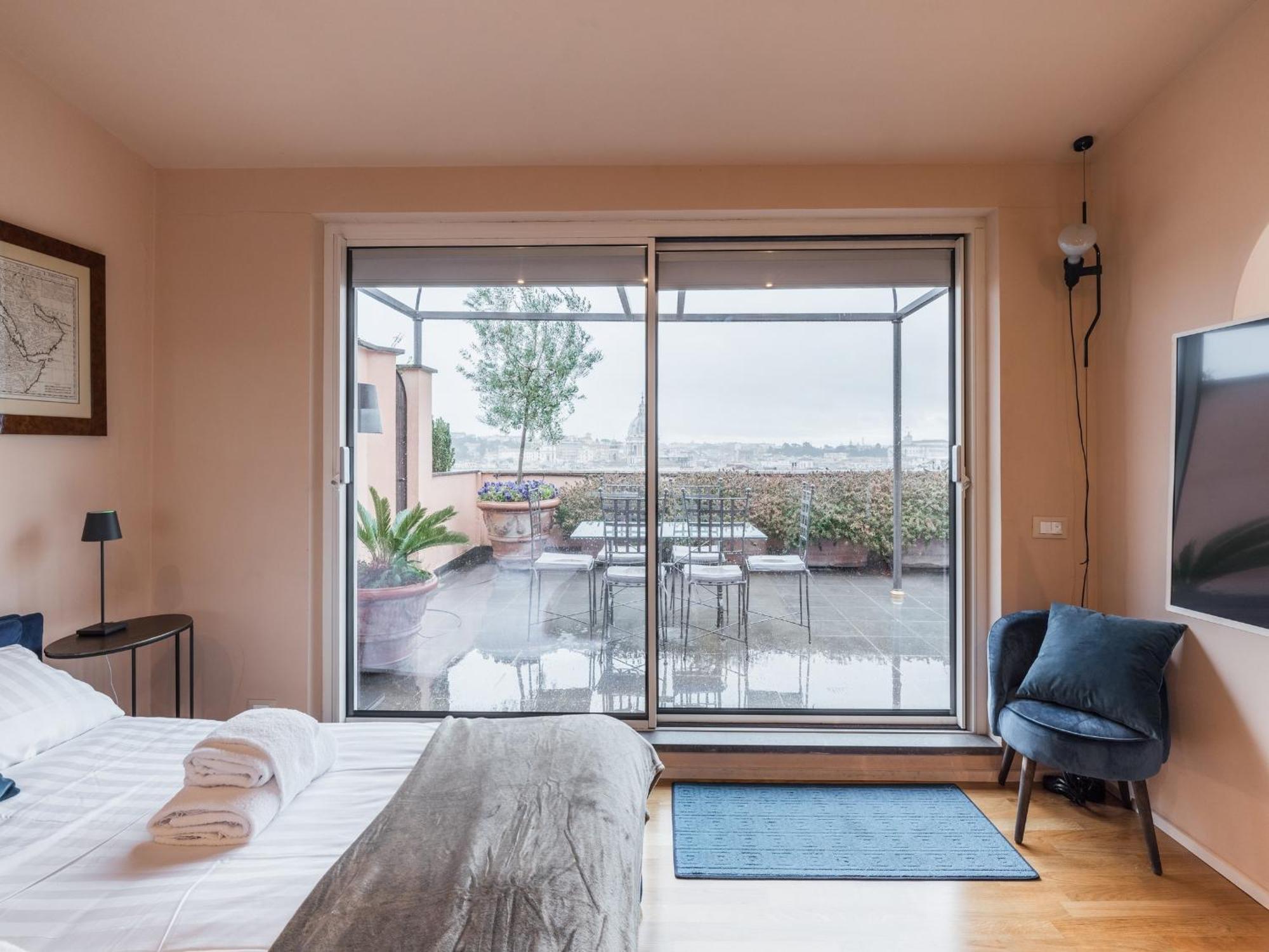 The Best Rent - Spacious Apartment With Terraces With Panoramic View Of Rom Exterior foto