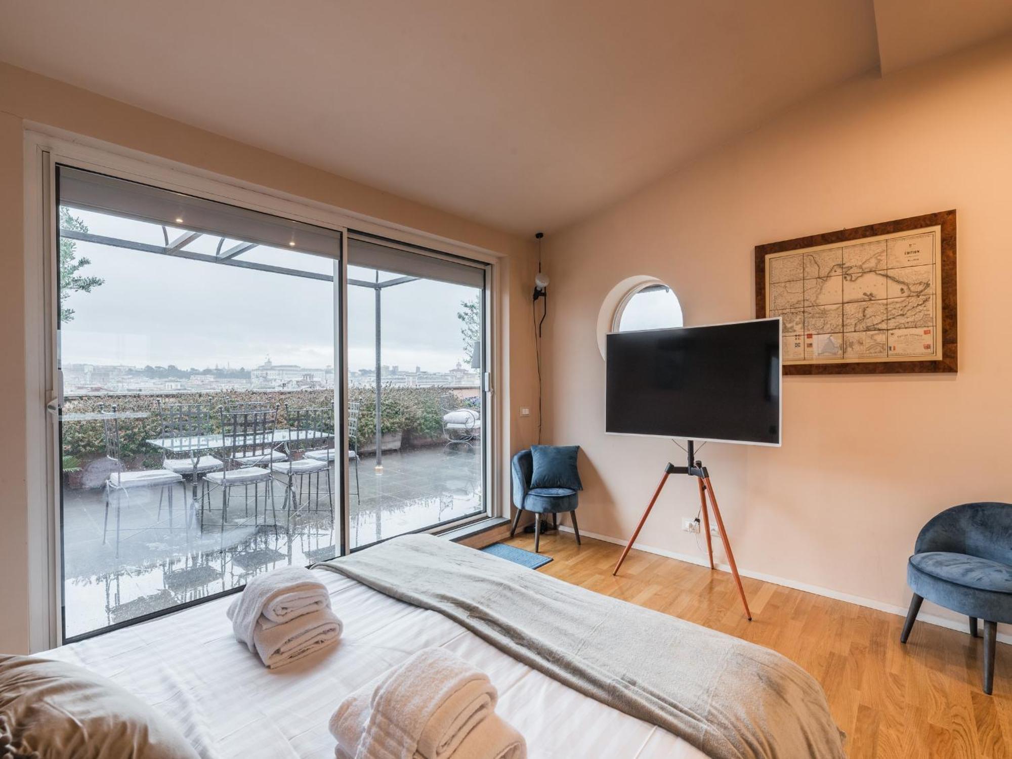 The Best Rent - Spacious Apartment With Terraces With Panoramic View Of Rom Exterior foto
