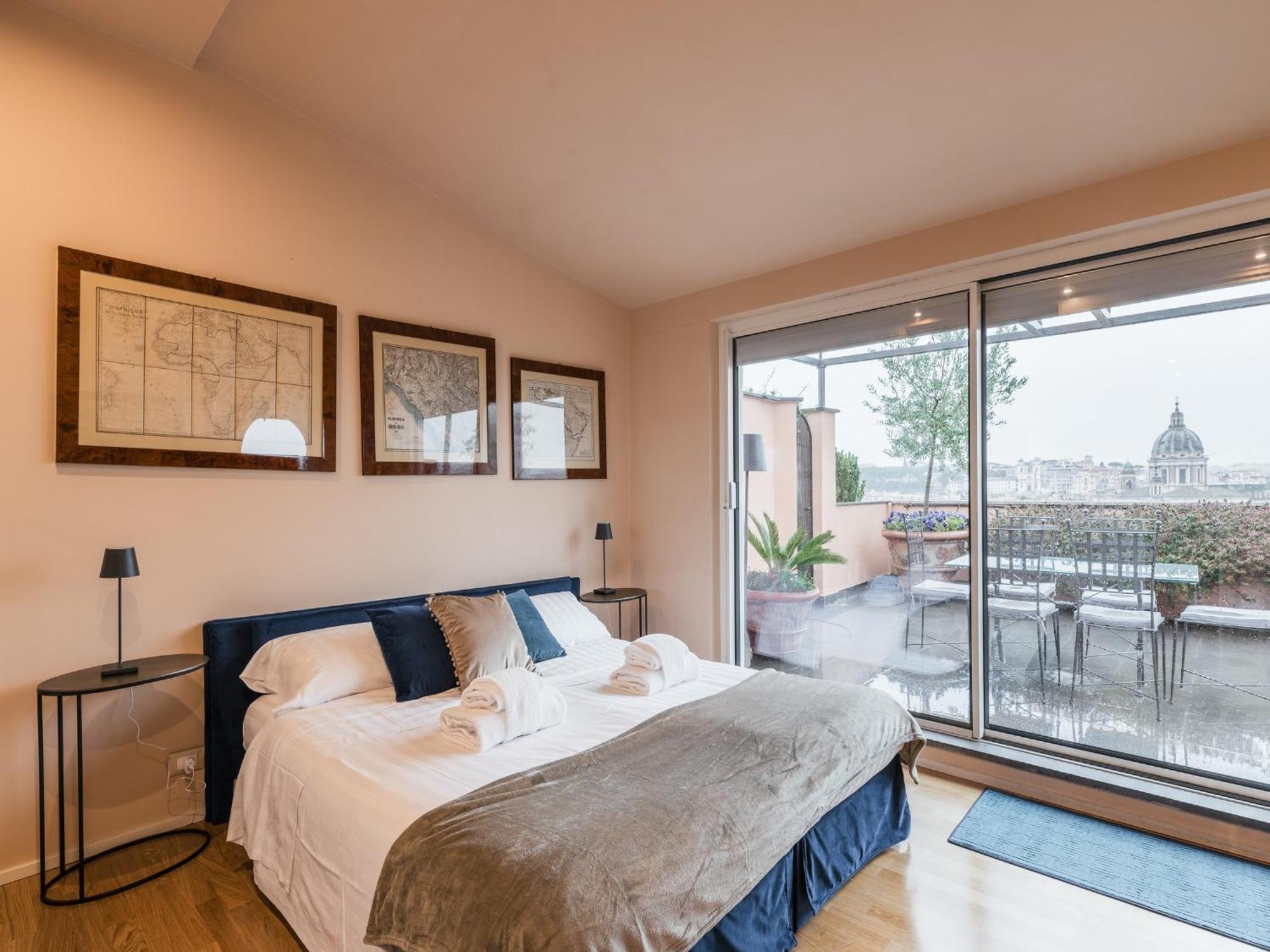 The Best Rent - Spacious Apartment With Terraces With Panoramic View Of Rom Exterior foto